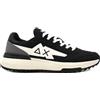 SUN68 Sneakers Uomo Niki 2.0 Solid Nero/Bianco