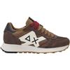 SUN68 Sneakers Uomo Jaki Bicolor Marrone