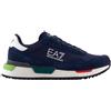 EMPORIO ARMANI Sneakers Unisex Blu inserti a contrasto