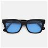 RetroSuperFuture Occhiali da Sole America Azure MKK Nero/Azzurro Sfumato Unisex 52/18/145