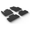 Gledring Tappetini in Gomma Compatibile con Landrover Freelander II 2007- (Profilo T 4-Parti + Clip di Montaggio)