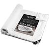 chill SLEEPLONGER Trapunta per 4 stagioni, 135 x 200 - 2 in 1, per tutte le stagioni, 135 x 200 cm, traspirante, lavabile e vegano, con imbottitura da 500 g e 700 g