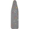 Household Essentials Ironing Board Cover And Pad, Hearts Print with Sparkle Finish, Gray Ultra Copriasse da Stiro e Cuscinetto, Stampa Cuori con Finitura Scintillante, Grigio, Cotone Ferro