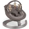 Nuna sdraietta reclinabile Leaf Grow con arco giochi Granite