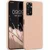 kwmobile Cover per Xiaomi Redmi Note 11 Pro/Note 11 Pro (5G) / Note 12 Pro (4G) Custodia - Back Case per Smartphone in Silicone TPU - Protezione Gommata - pesca pastello