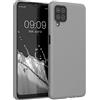 kwmobile Custodia Compatibile con Samsung Galaxy A12 Cover - Back Case per Smartphone in Silicone TPU - Protezione Gommata - stone dust