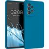 kwmobile Cover per Samsung Galaxy A53 5G Custodia - Back Case per Smartphone in Silicone TPU - Protezione Gommata - blu indaco