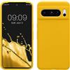 kwmobile Cover per Google Pixel 8 Pro Custodia - Back Case per Smartphone in Silicone TPU - Protezione Gommata - giallo radiante