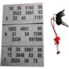 BLUSUPERSHOP ricevi 144 o 288 Cartelle assortite tutte differenti bianco e nero + amuleto Numerate ACCESSORI PER Tombola Tradizionale Napoletana Gioco Natale Giochi Societa' (144 cartelle)