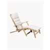 Carl Hansen & Søn Sedia a sdraio pieghevole in legno di teak BM5565
