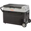VEVOR Frigo Portatile per Auto, 38 Litri Frigorifero Compressore Congelatore Elettrico CC e CA con Manico Telescopico e Ruote per Campeggio 0,6kW.h Da -20°C a 10°C Regolabile per Auto Camion Barca