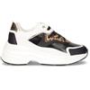 MARIELLA BURANI Sneaker In Ecopelle Nero Bianco - Donna - Nero Bianco