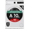 CANDY GD 26SS6-S LAVATRICE, Caricamento frontale, 6 kg, 16 programmi, Profondità 39,2 cm, Giri 1200 rpm, Bianco, livello rumorosità centrifuga 72 dB(A), Classe A
