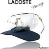 LACOSTE occhiali da vista L'AMI 709F C B21 L624 145 RARE VINTAGE 80s M.in France