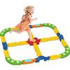 AIYAPLAY Struttura di Equilibrio per Bambini, interattivo e antiscivolo, in Plastica, Multicolore | Aosom Italy
