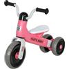 AIYAPLAY Triciclo per bambini senza pedali, da 1 a 3 anni, fino a 20 kg, 69 x 40 x 49 cm, Rosa | Aosom Italy