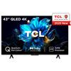 TCL Smart TV TCL 43P7K 43" 4K Ultra HD LED HDR D-LED QLED