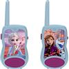 Lexibook, Frozen, Talkie-Walkies 200m, Gioco di Comunicazione per Bambini, Clip Cintura, 2 canali di Comunicazione, a Pile, Blu, TW12FZ
