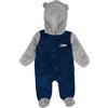 NFL FLC Bunting Pram, Game Nap Teddy-Festone in Pile con Cerniera Intera Unisex Baby, Marina Militare, 6-9 Mesi