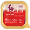 Together per Gatti Sterilizzati Soft Patè da 85 gr Gusto Manzo e Maiale