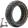 VOLOHAS 10×3 Pneumatici pieni da 10 pollici 255x80 80/65-6.5 Pneumatici di ricambio La larghezza della fessura è di 53,5 mm, adatta per ruote con una larghezza di 51-54 mm (Colorato 1 pezzo)