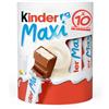 Kinder Maxi, 10 Barrette Ripiene al Latte, Ricoperte di Finissimo Cioccolato Puro Cacao, Senza Glutine, Confezione da 210 gr
