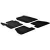 Gledring AutoStyle 286 Tappetini in Gomma 42799 Porte 4 Pezzi con Clip di Montaggio
