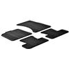 Gledring Tappetini in Gomma Compatibile con Audi Q5 2008-2016 (Profilo T 4-Parti + Clip di Montaggio)