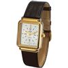 Cambratech Orologio Tattile per Ciechi Unisex con Cassa Rettangolare Bicolore in Acciaio e Oro, Modello Piccolo