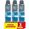 Dove Men + Care Advanced Clean Comfort 72 H, spray da uomo, 150 ml, confezione da 3 unità