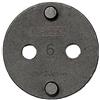KS Tools 150.2008 Adattatore per utensile per la lavorazione dei pistoncini dei freni n. 6, Ø 42mm