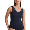 CALIDA Natural Comfort Lace Reggiseno in Pizzo Senza Ferretto da Donna, Blu Scuro, 2A
