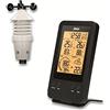 Alecto WS-3400 - Stazione meteorologica professionale con sensore esterno wireless, nera