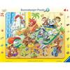 Ravensburger Puzzle per bambini Ravensburger - 05662 In the animal kindergarten - Puzzle con cornice da 24 pezzi per bambini dai 4 anni in su con gioco di oggetti nascosti