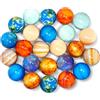 Pllieay 24PCS Sistema Solare Spaziale Otto Pianeti Palline rimbalzanti a tema per bomboniere per bambini, riempimento sacchetto regalo, 32 mm
