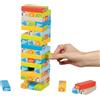 goki Geschicklichkeitsspiel Wackelturm mit Tiermotiven: 7,5 x 7,5 x 27 cm, Holz, 55 Teile, per Stück
