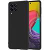 NEW'C Cover per Samsung Galaxy M53 5G (6,7 Pulgadas) in custodia silicone ultra sottile nero [Ultra Leggera]