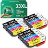 GREENSKY Compatibili Cartucce d'inchiostro Epson 33 XL 33XL Cartuccia Per Epson Expression Premium XP-530 XP-640 XP-900 XP-630 XP-540 XP-830 XP-7100 XP-635 Stampante(15 Pack)