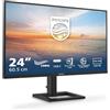 PHILIPS 24E1N1300A - Monitor Full HD da 24 pollici, altoparlanti (1920x1080, 100 Hz, HDMI, USB-C (alimentazione 65 W), hub USB) nero