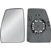 LONGLING Specchio retrovisore esterno sinistro di ricambio - Grande vetro superiore riscaldato con targa posteriore - Per Ford Transit Tourneo Custom V362 2012-2024