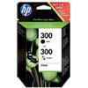 Hp - Cartuccia ink originale - 300 - C-M-Y-K - CN637EE - C-M-Y 165 pag - K 200 pag (unità vendita 1 pz.)