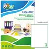 TICO Etichette adesive LP4W - in carta - permanenti - 210 x 297 mm - 1 et-fg - 100 fogli - bianco - Tico (unità vendita 1 pz.)