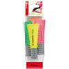 STABILO Evidenziatore stabilo Neon - punta a scalpello - tratto 2,00 - 5,00 mm - Stabilo - astuccio 4 pezzi (unità vendita 1 pz.)