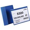 DURABLE Buste identificative - con aletta pieghevole - A5 orizzontale - blu - Durable - conf. 50 pezzi (unità vendita 1 pz.)