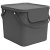ROTHO Pattumiera Albula - 40 L - grigio antracite - Rotho (unità vendita 1 pz.)