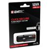 Emtec - Memoria USB B120 Click&Secure - ECMMD128GB123 - 128 GB (unità vendita 1 pz.)