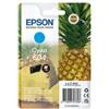 Epson - Cartuccia - Ciano - 604 - C13T10G24010 - 2,4 ml (unità vendita 1 pz.)