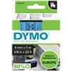 DYMO Nastro D1 standard 409160 - 9 mm x 7 mt - PL - nero-blu - Dymo (unità vendita 1 pz.)