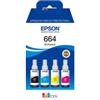 Epson - Ecotank Multipack 664 - BK-C-M-Y - C13T664640 (unità vendita 1 pz.)