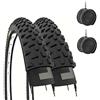 ECOVELO 2 COPERTONI 26 X 2.10 (54-559) + CAMERE D'ARIA PNEUMATICI NERI MOUNTAIN BIKE BICI BICICLETTA MTB